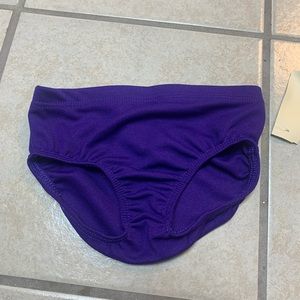 Childs Purple Cheer Dance Baton Skating Tennis Spankie Bloomers New in Pkg